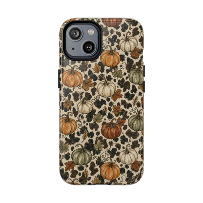 Cowhide Pumpkin Patch Magnetic Case