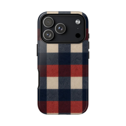 Patriotic Plaid Tough Case