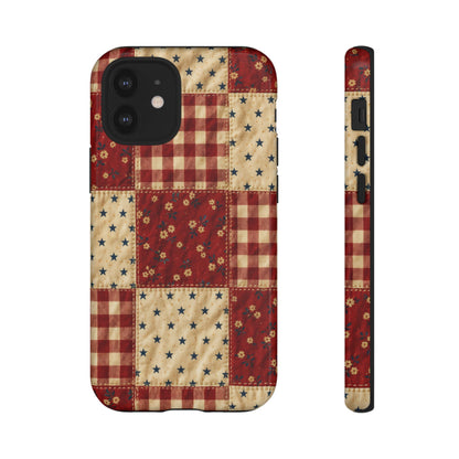Gingham Stars Tough Case