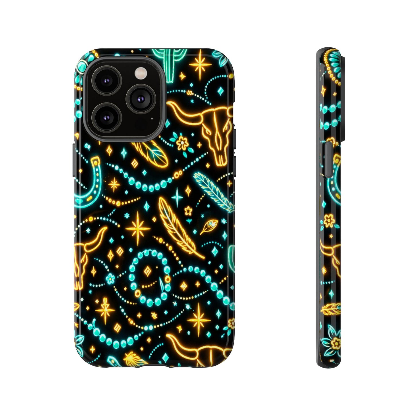 Neon Turquoise Tough Case