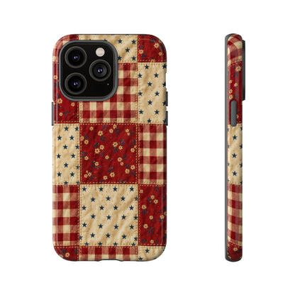 Gingham Stars Tough Case