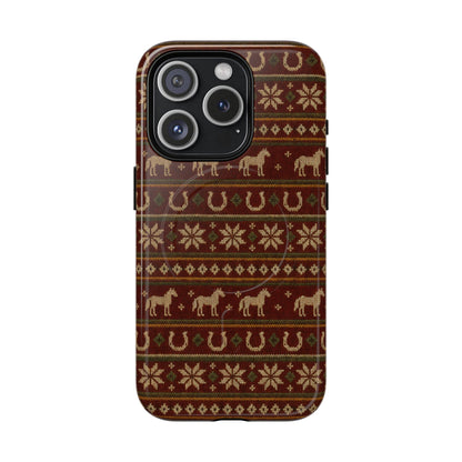 Fair Isle Horses Magnetic Case