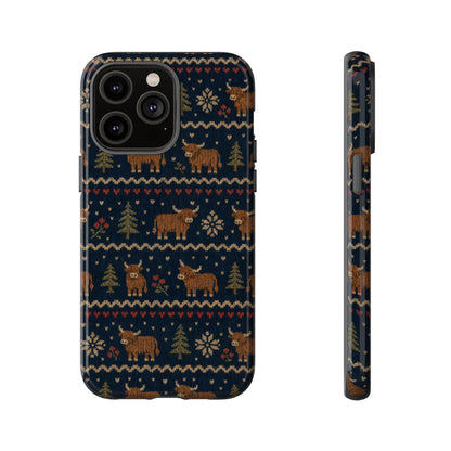 Highland Cow Sweater Tough Case