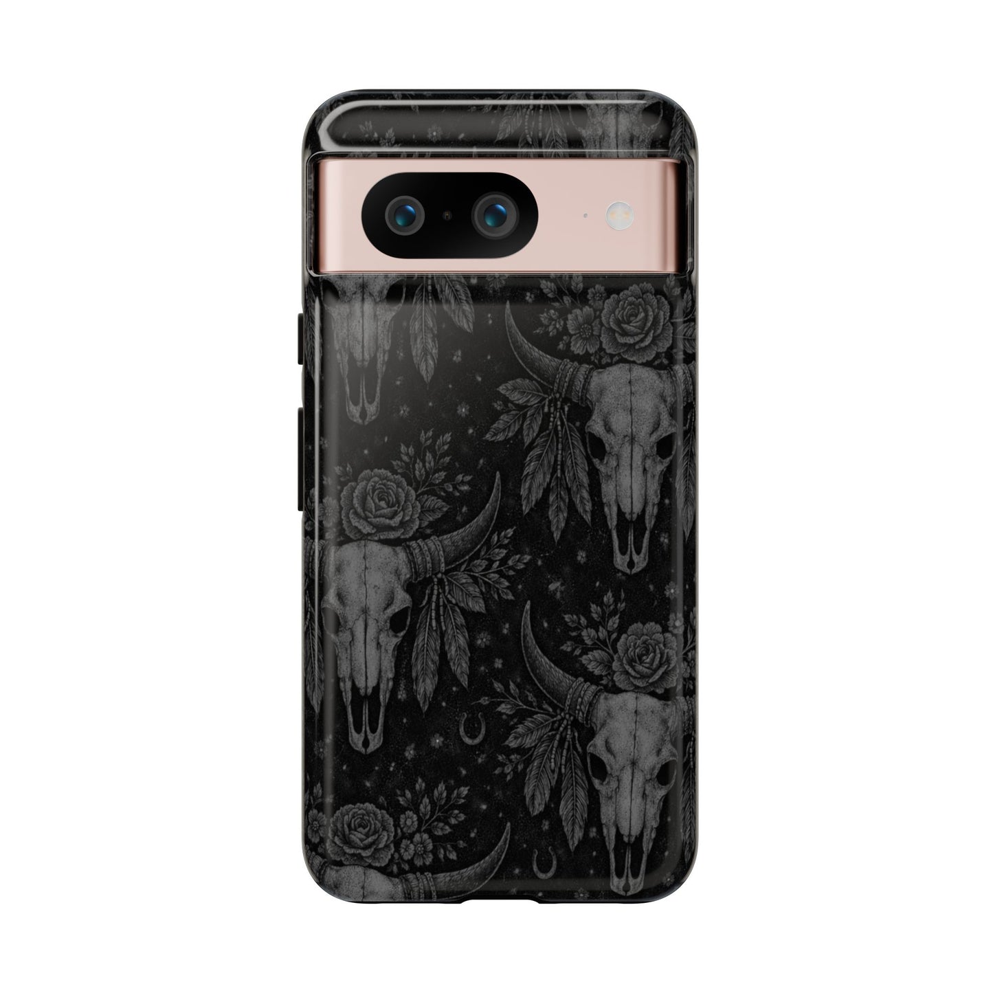 Western Noir Bull Skulls Tough Case