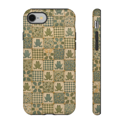 Frog Quilt Tough Case