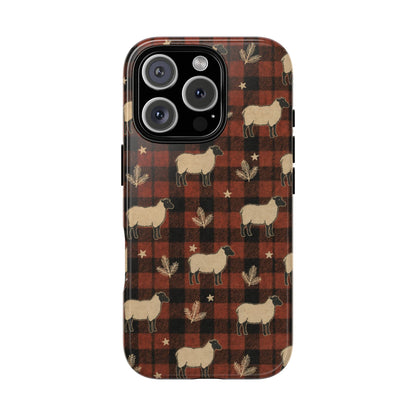 Plaid Sheep Tough Case