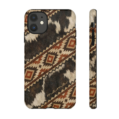 Cowhide Aztec Mama Tough Case