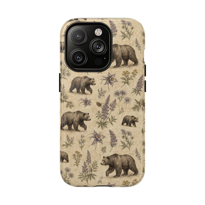 Floral Bear Magnetic Case
