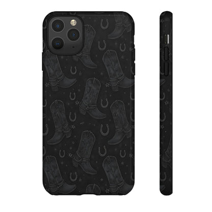 Western Noir Boots Tough Case