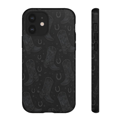 Western Noir Boots Tough Case