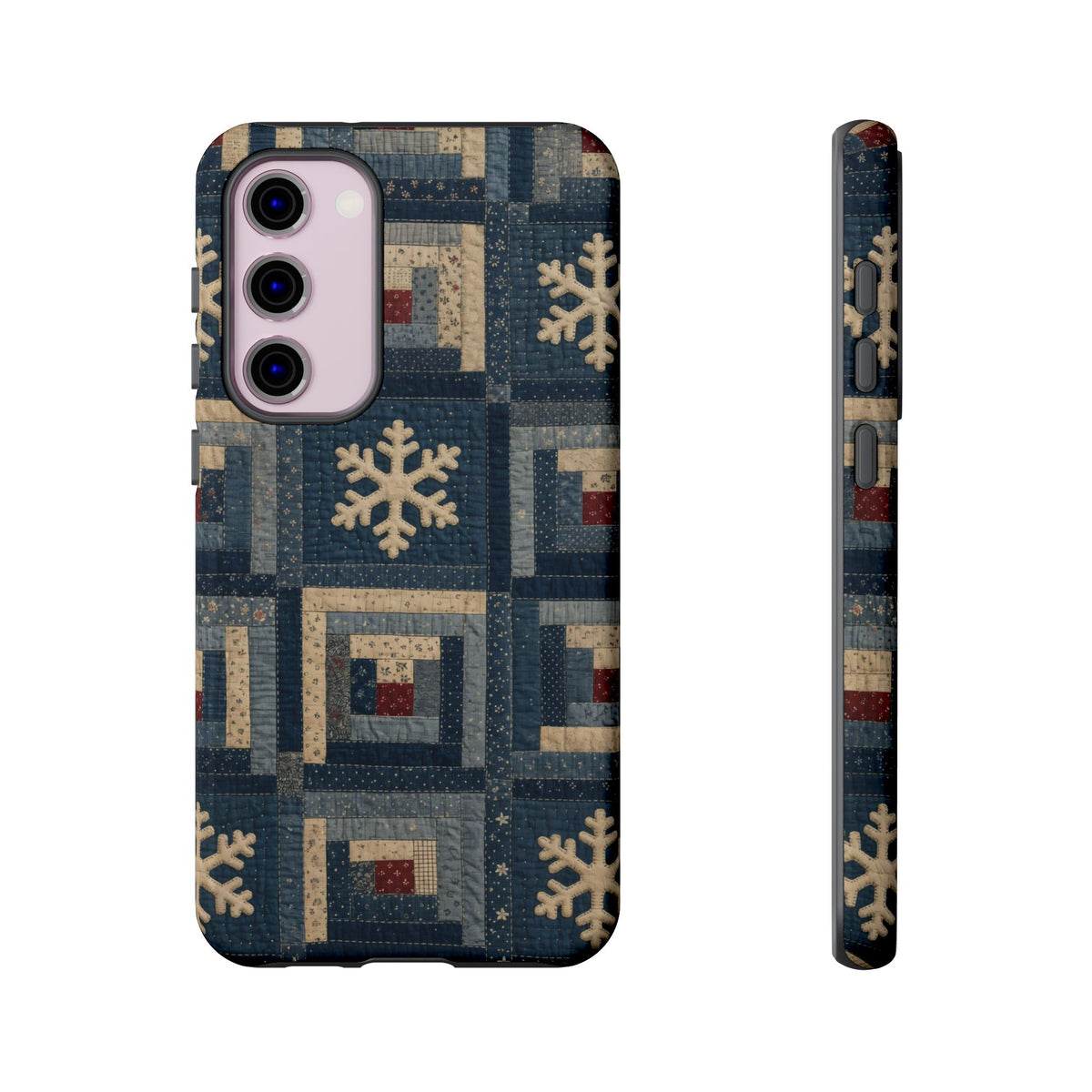 Snowflake Quilt Tough Case