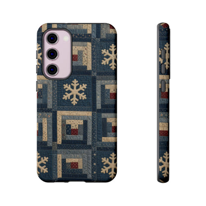Snowflake Quilt Tough Case