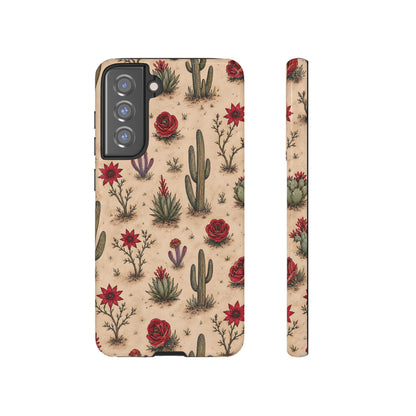 Red Bloom Desert Tough Case