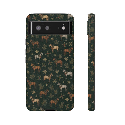Evergreen Horses Tough Case