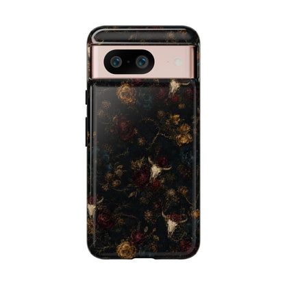 Bull Skull Bloom Tough Case