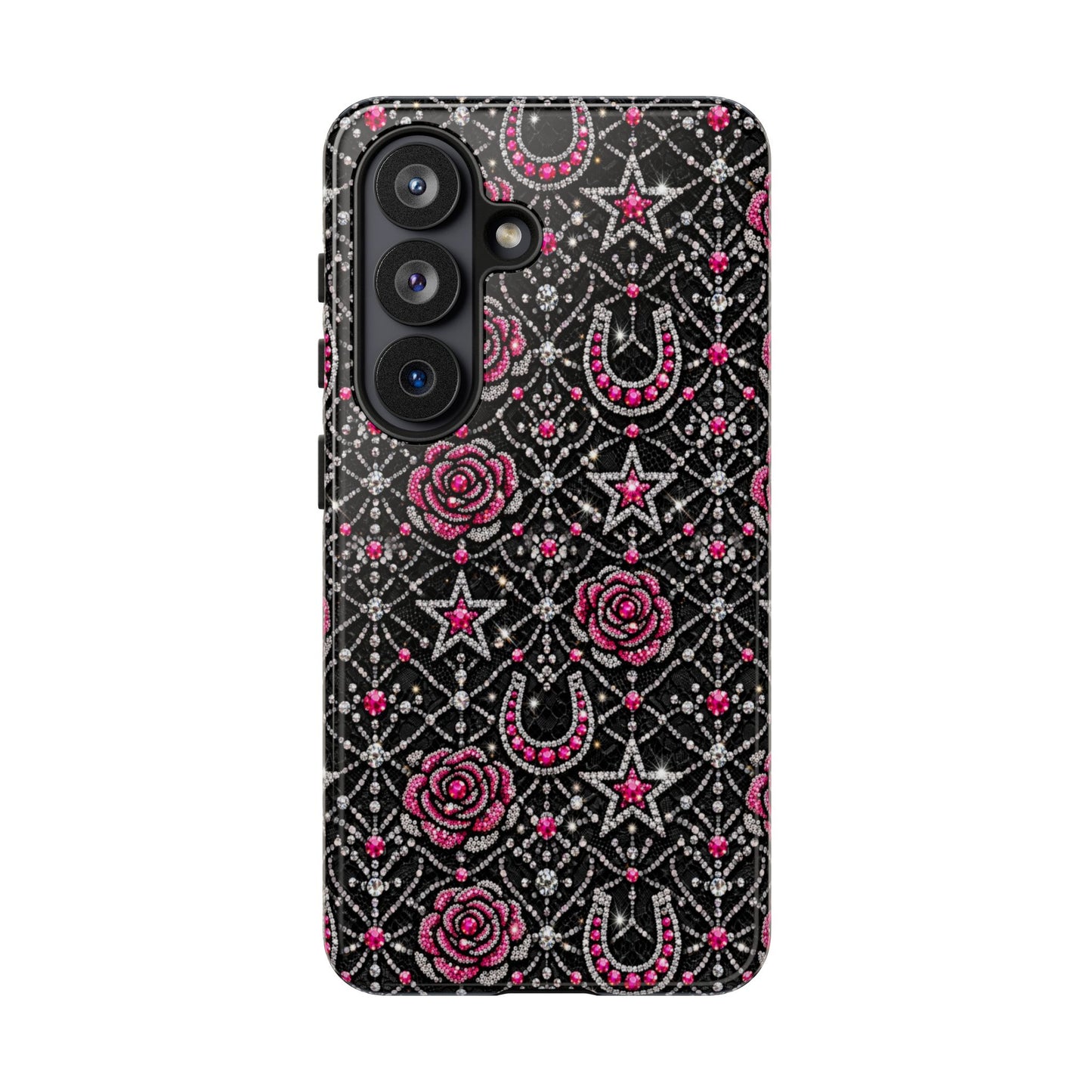 Rhinestone Rose Tough Case