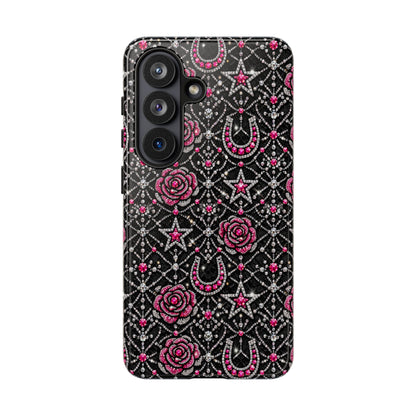 Rhinestone Rose Tough Case