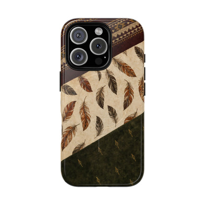 Feather Aztec Swaths Magnetic Case