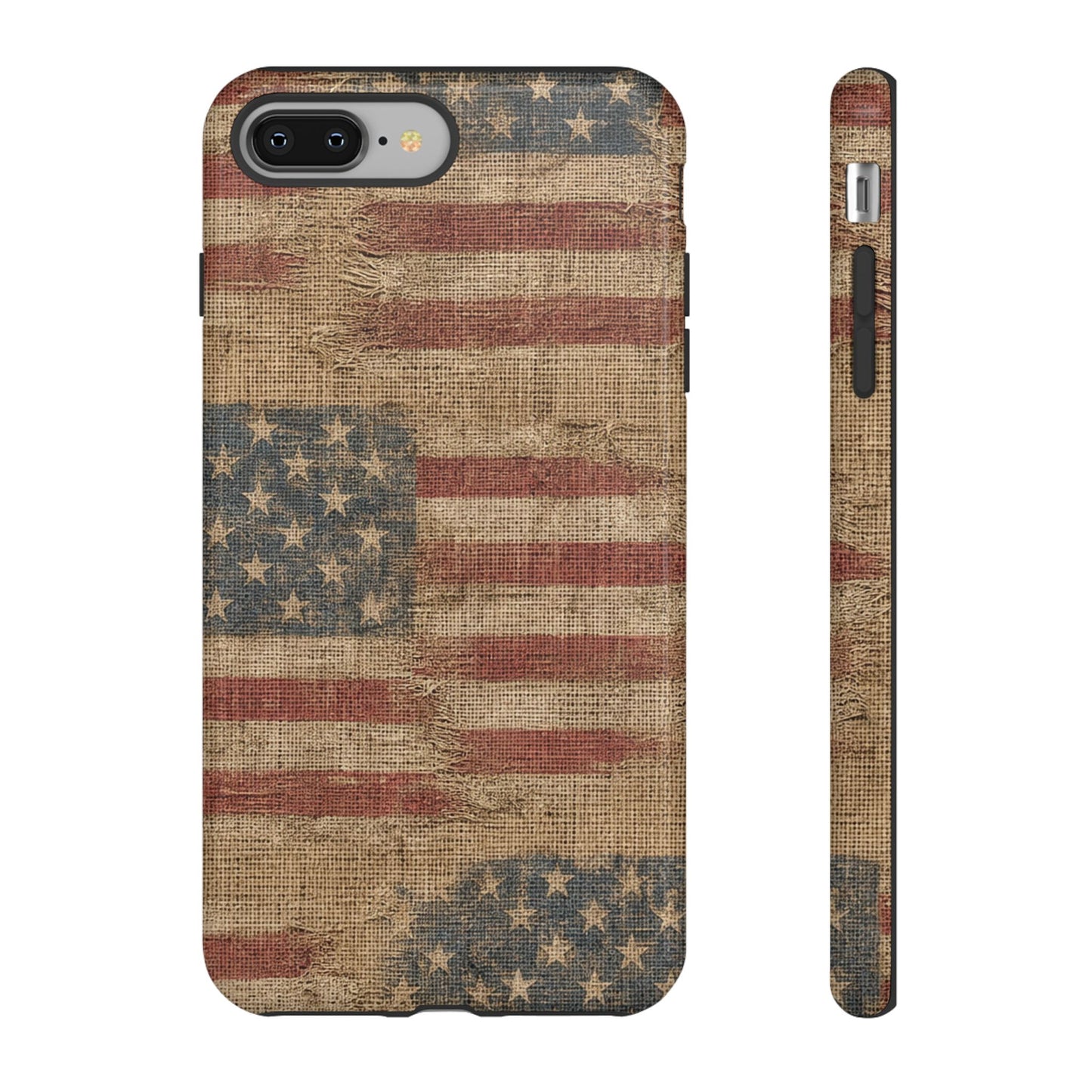 Burlap Flag Tough Case