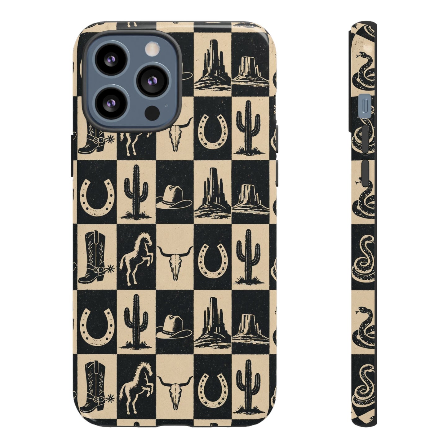 Western Checkerboard Tough Case