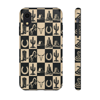 Western Checkerboard Tough Case