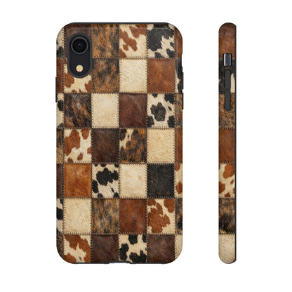 Cowhide Quilt Tough Case