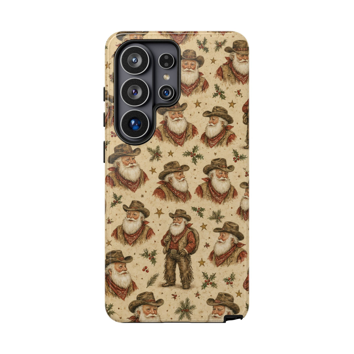 Cowboy Santa Portraits Tough Case