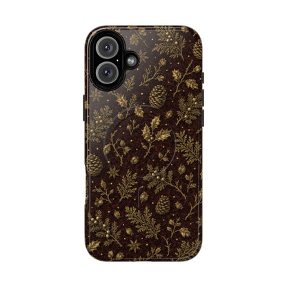Brass Winter Botanicals Magnetic Case