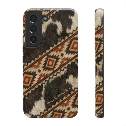 Cowhide Aztec Mama Tough Case