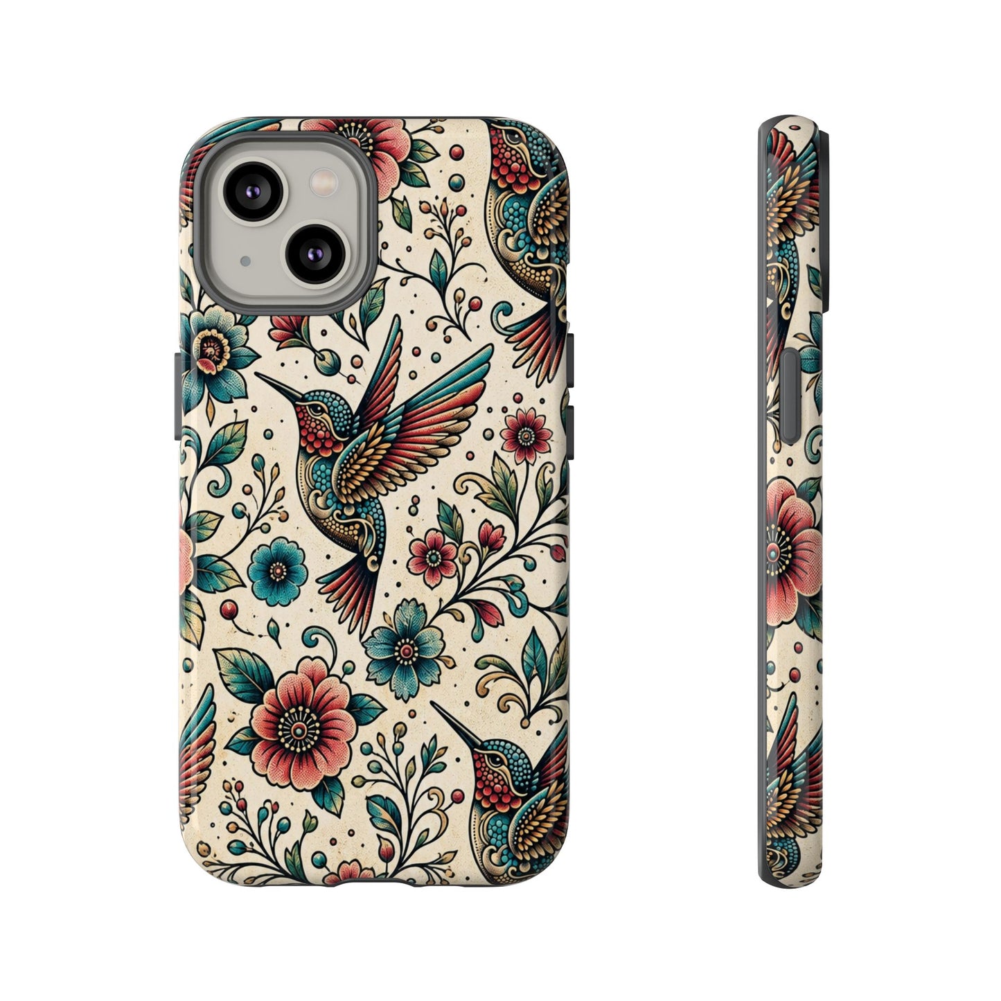 Retro Hummingbird Tough Case