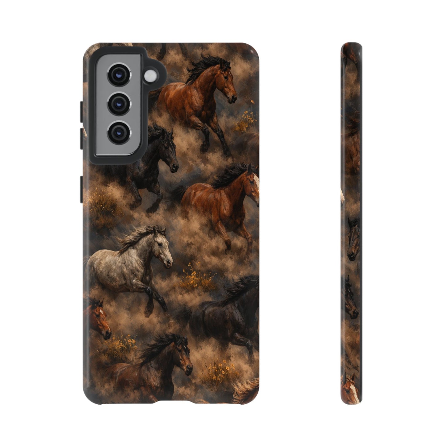 Running Horses Tough Case