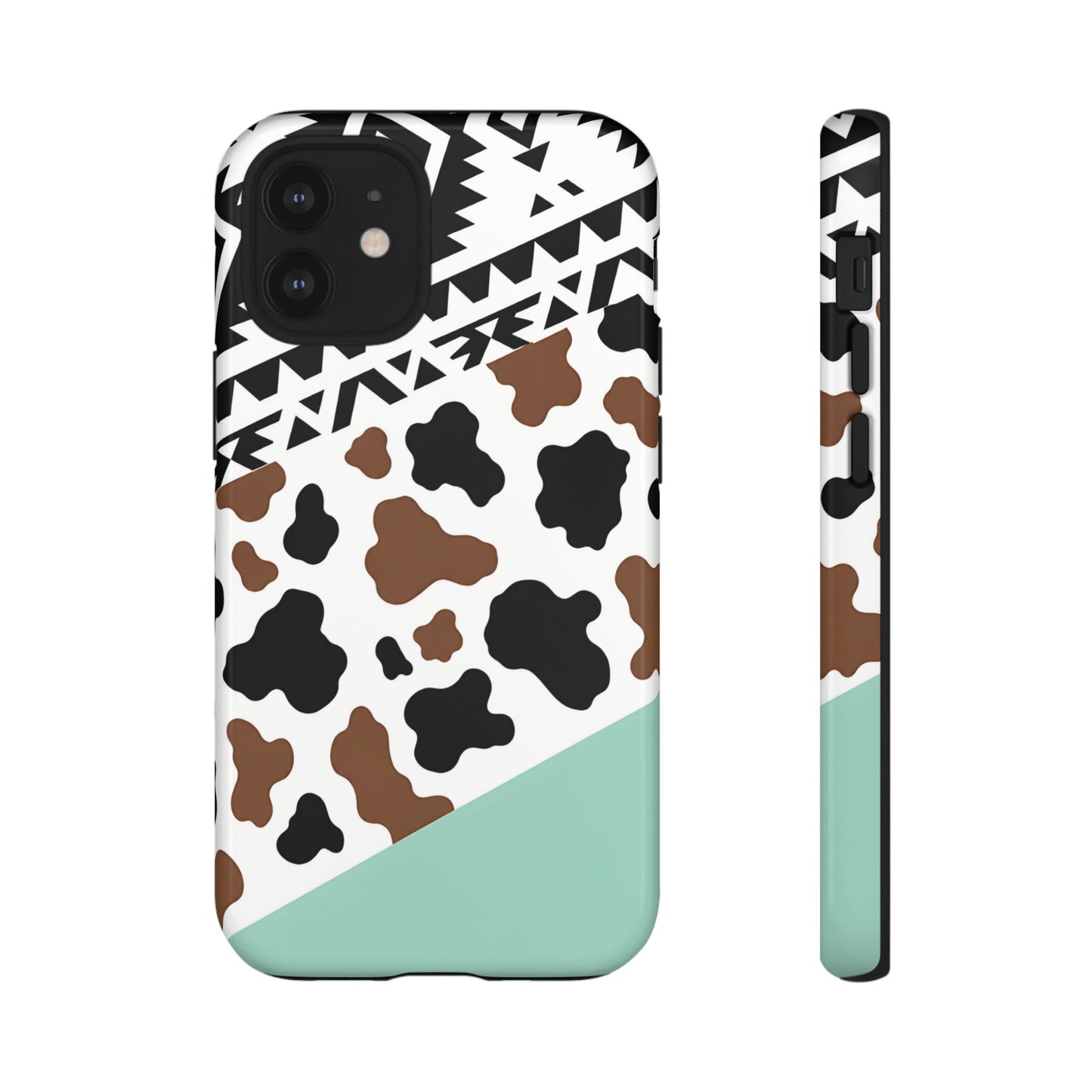 Mint Aztec Cowhide Tough Case