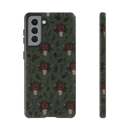 Inked Christmas Skull Tough Case