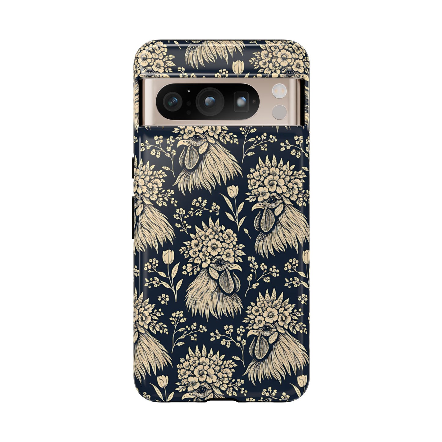 Floral Rooster Tough Case