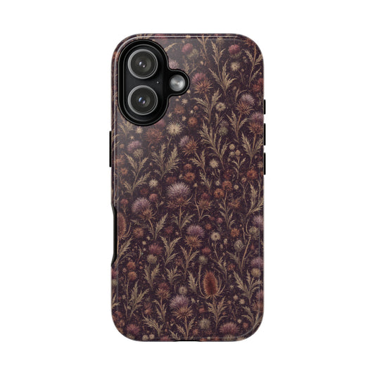 Plum Thistle Tough Case
