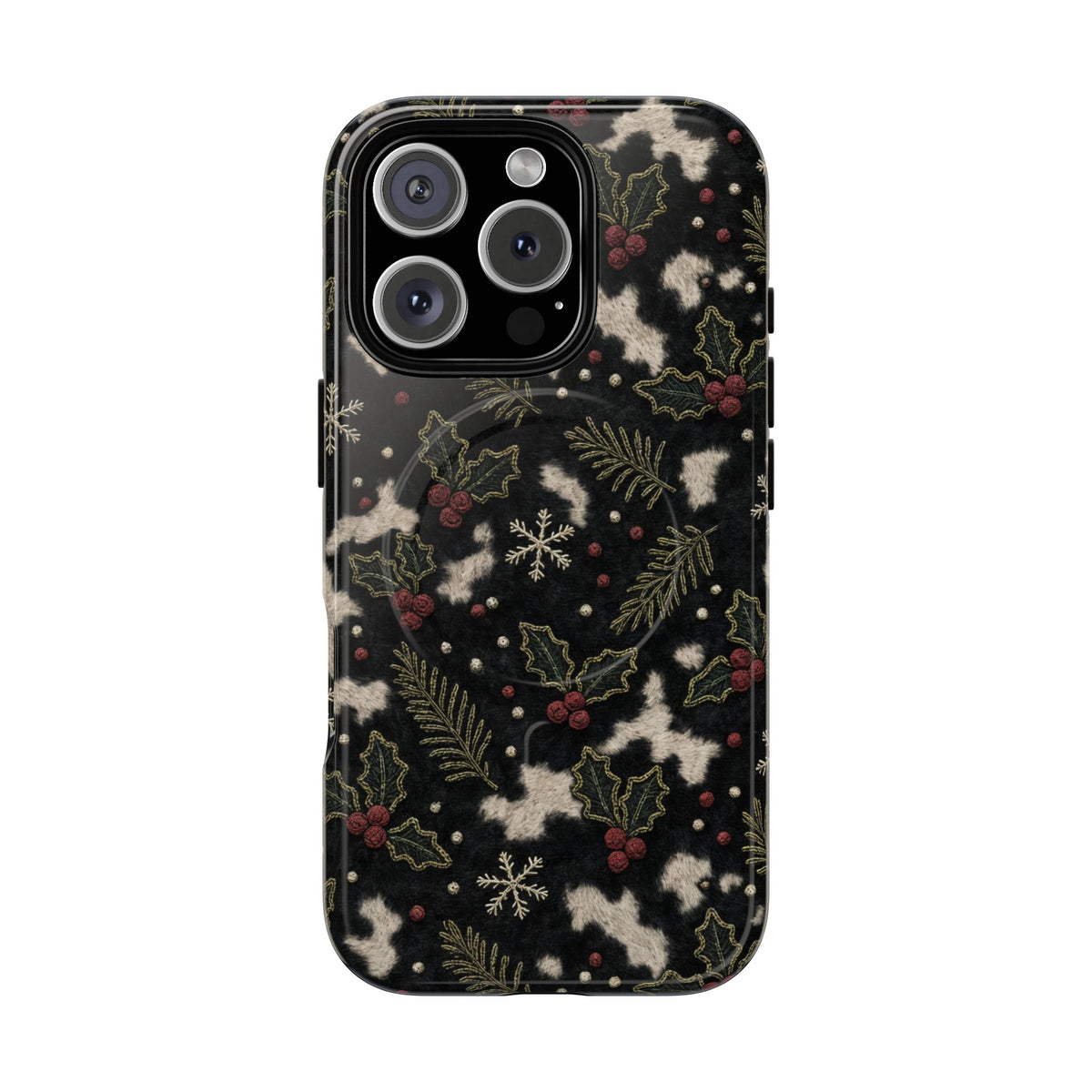 Cowhide Holly Magnetic Case