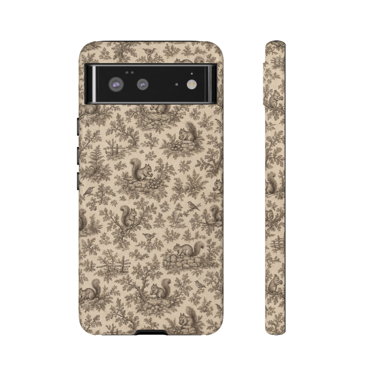 Squirrel Toile Tough Case