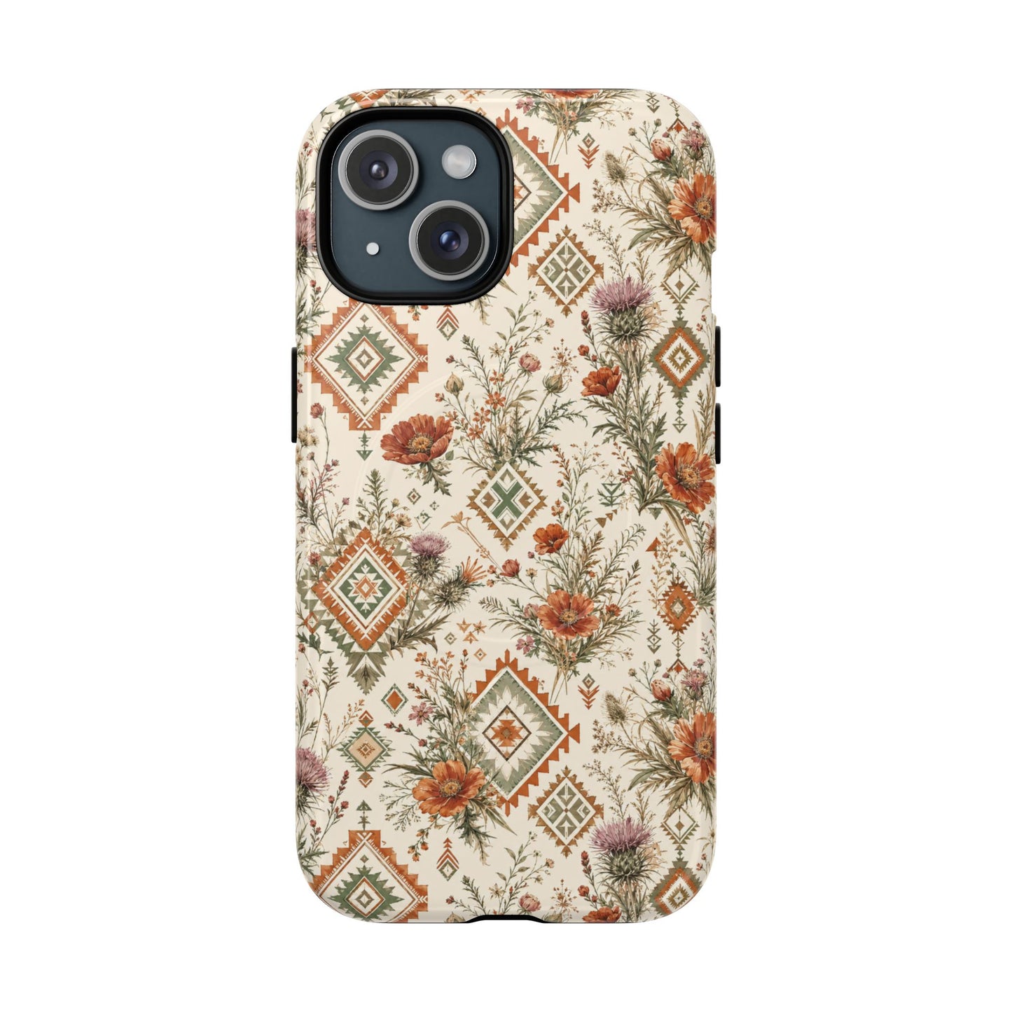 Aztec Wildflowers Magnetic Case