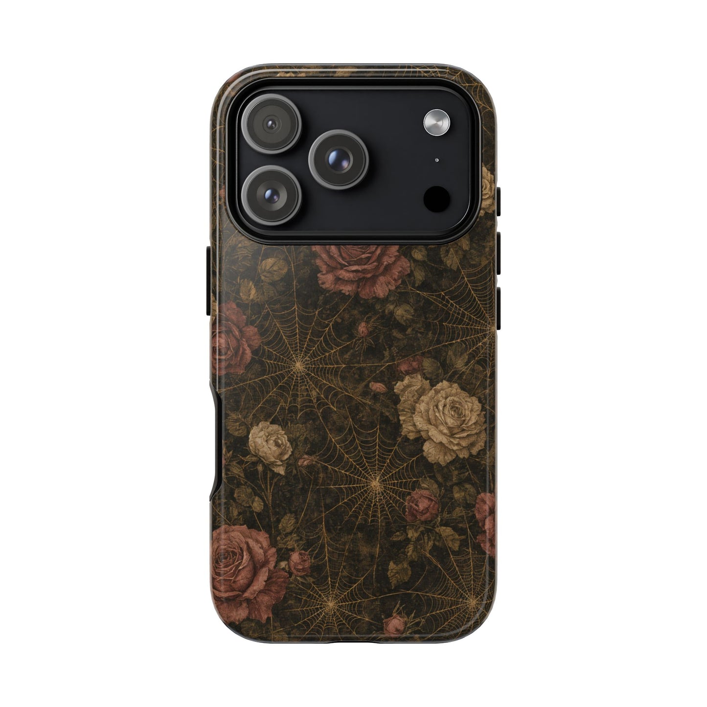 Spiderweb Rose Tough Case