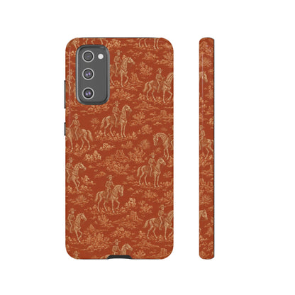 Cowboy Skeleton Toile Tough Case
