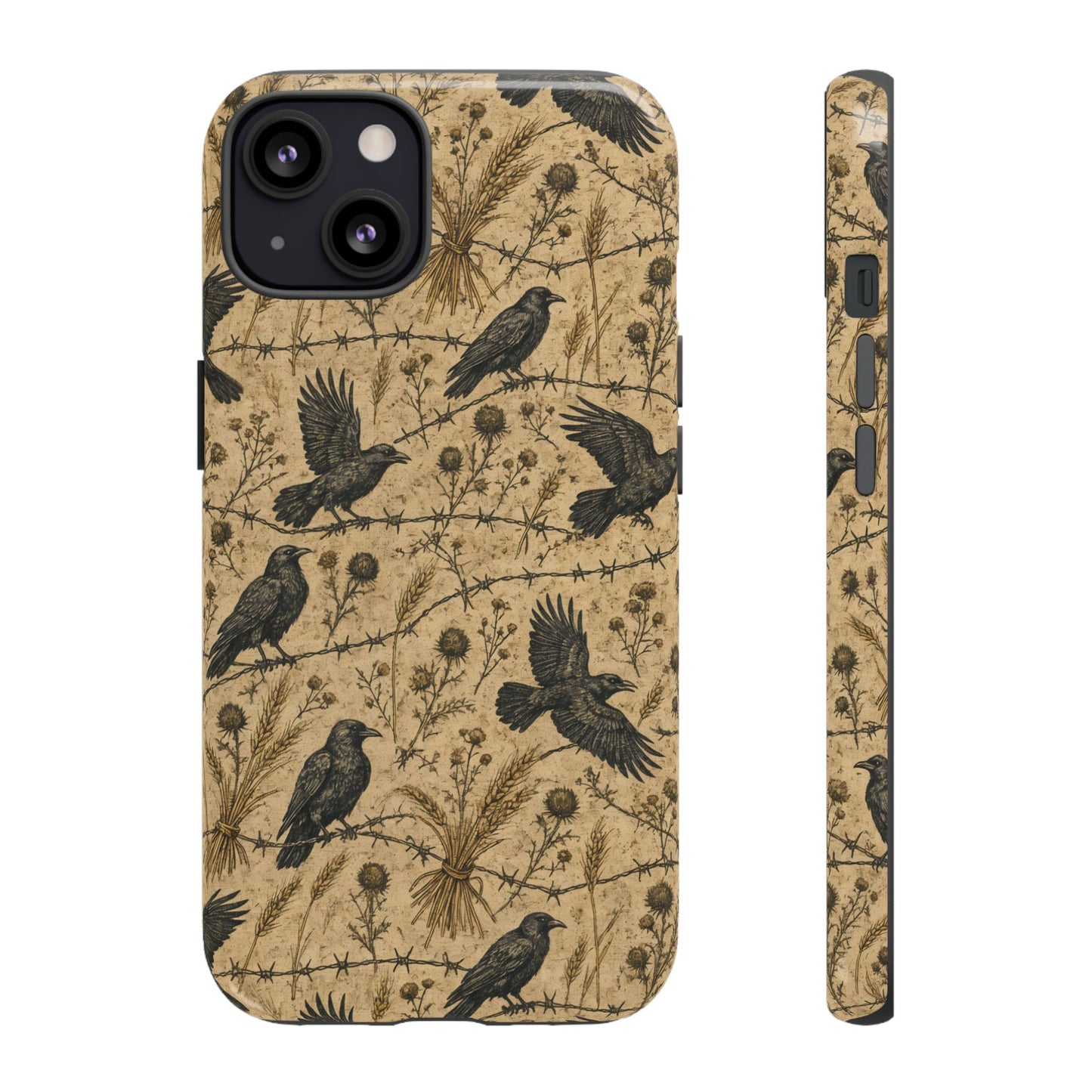Crow Wheat Barbwire Tough Case