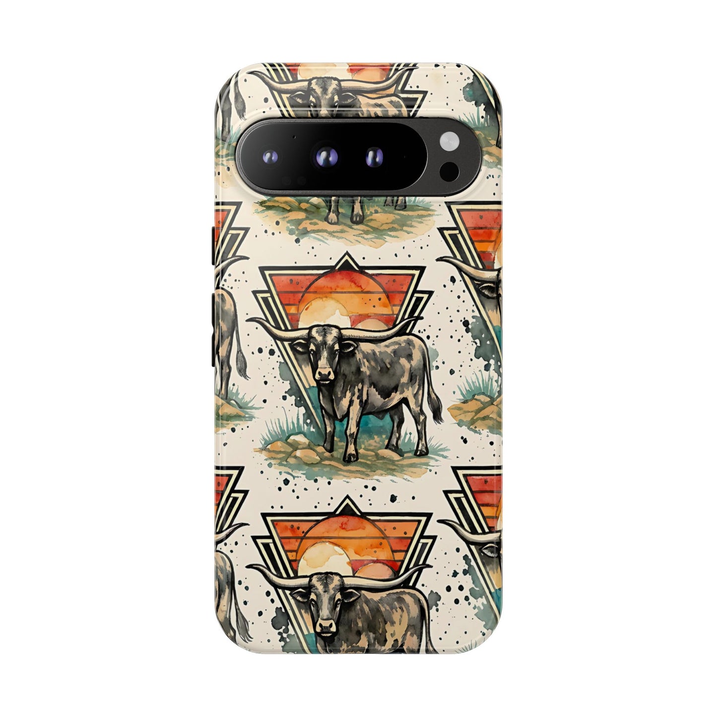Retro Longhorn Tough Case