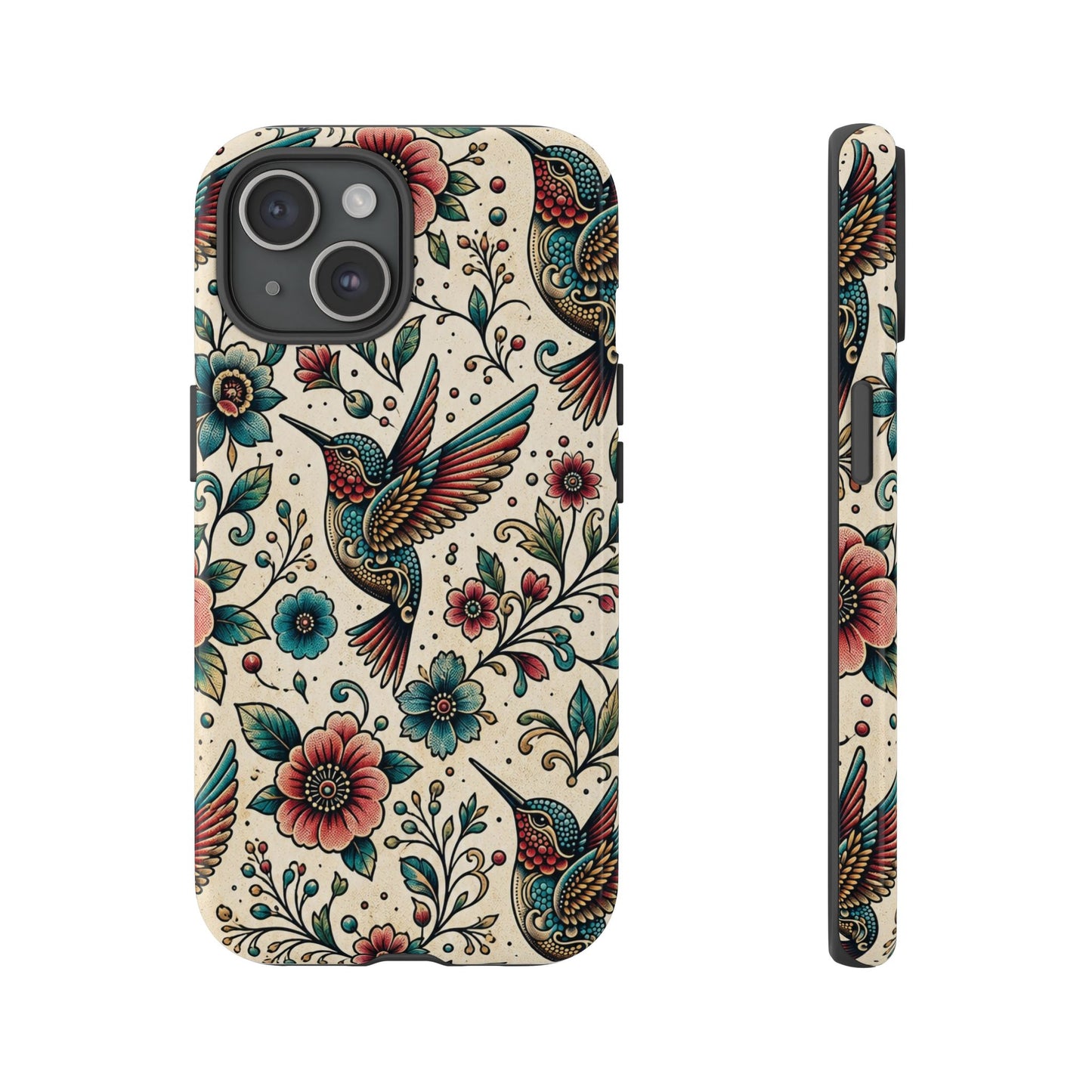 Retro Hummingbird Tough Case