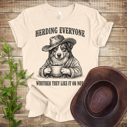 Herding Everyone T Shirt - Natural