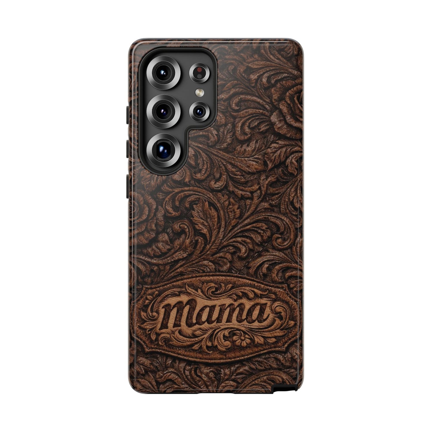Carved Floral Mama Tough Case