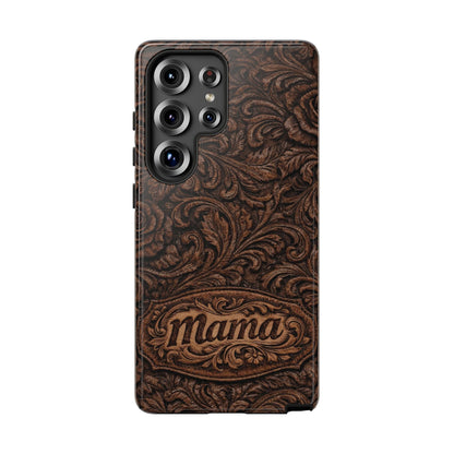 Carved Floral Mama Tough Case