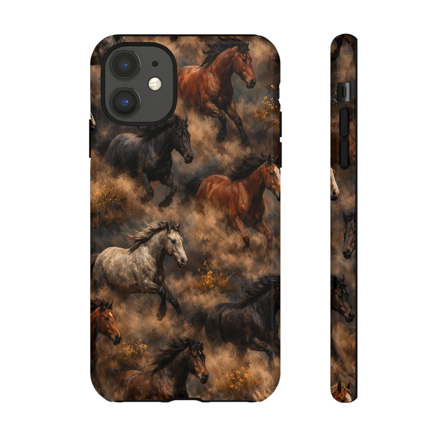 Running Horses Tough Case
