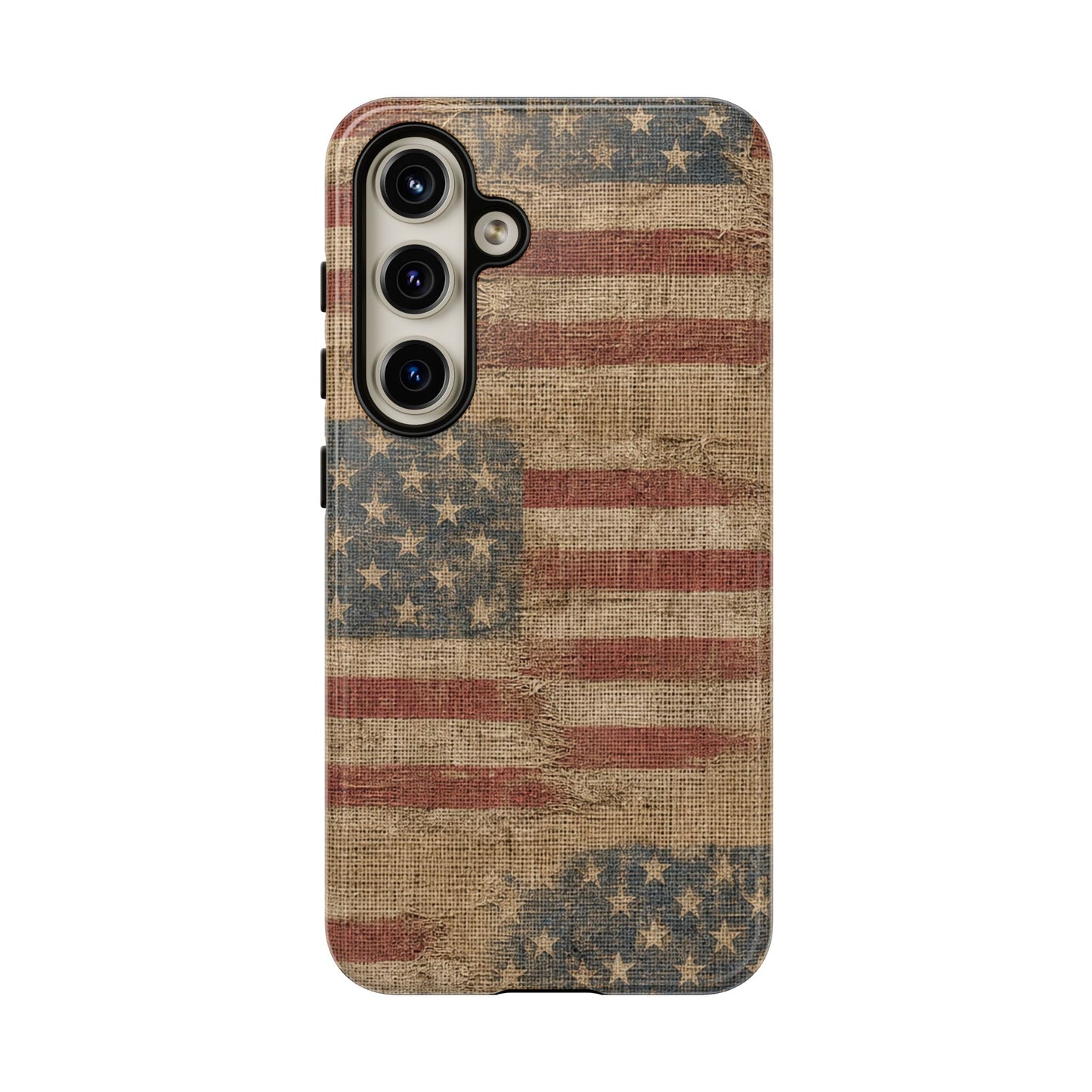 Burlap Flag Tough Case