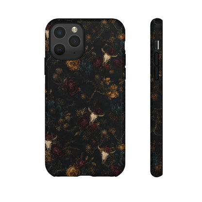Bull Skull Bloom Tough Case