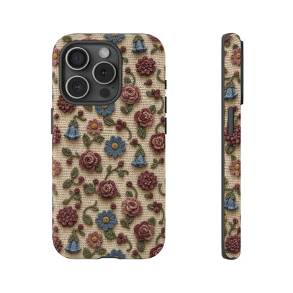 Crochet Flower Garden Tough Case